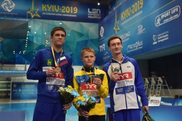 13-тирічний українець став наймолодшим чемпіоном Європи зі стрибків у воду 