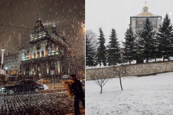 Україну засипає снігом: з'явилися вражаючі фото