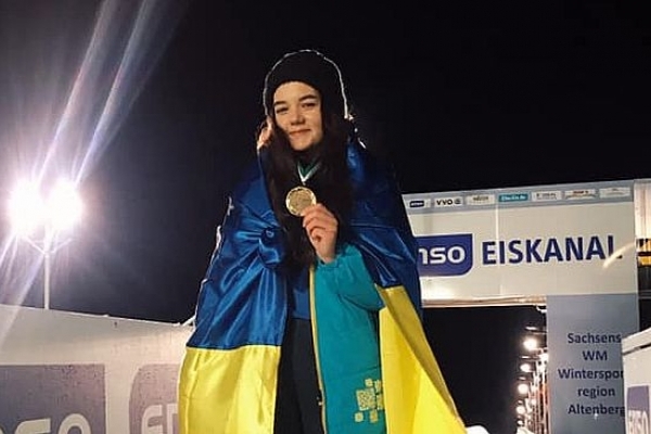 Спортсменка з Тернопільщини виборола золоту медаль Кубка світу з санного спорту